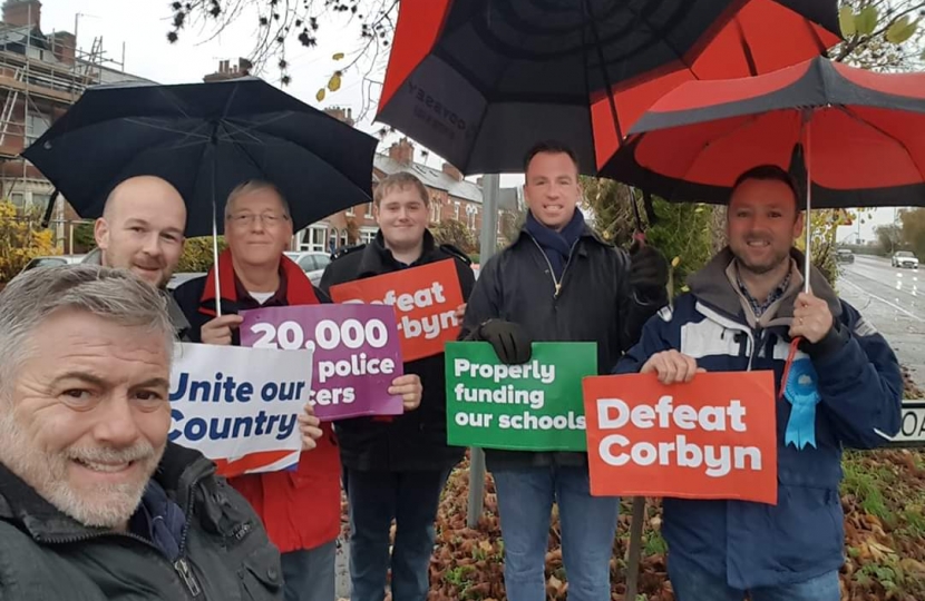 Campaigning in Retford